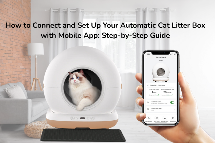How to Connect and Set Up Your Automatic Cat Litter Box with Mobile App – Step-by-Step Guide
