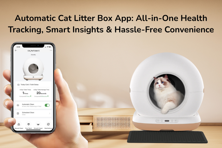Automatic Cat Litter Box App: All-in-One Health Tracking, Smart Insights & Hassle-Free Convenience
