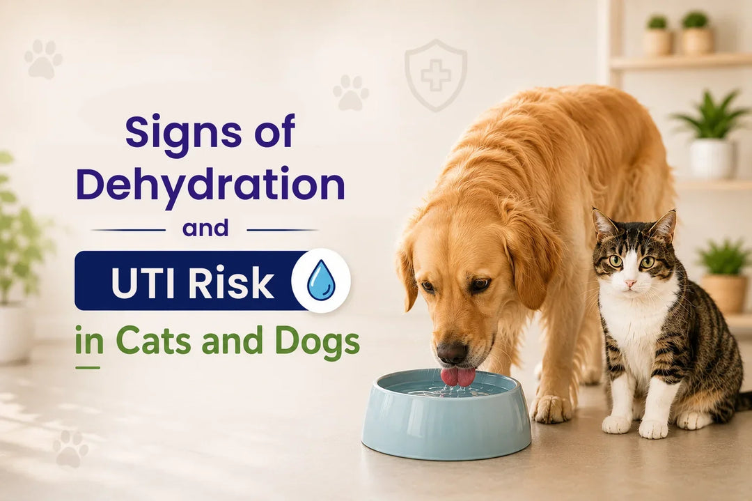 Signs of Dehydration and UTI Risk in Cats and Dogs