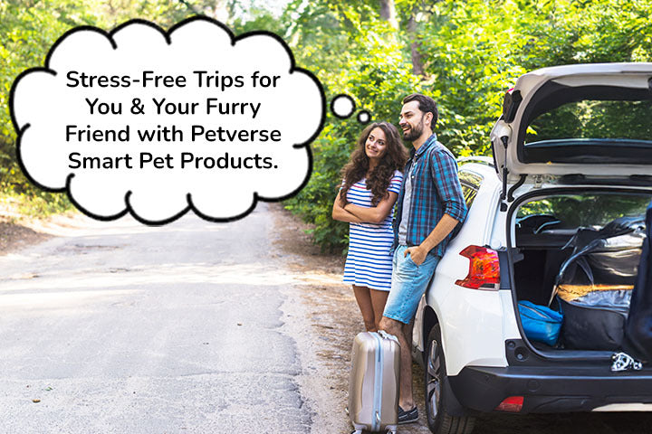 Traveling with your family should be filled with joy, not stress. With Petverse Smart Pet Products, you no longer need to worry about the usual challenges, dehydration, missed meals, litter box maintenance, or grooming anxiety.