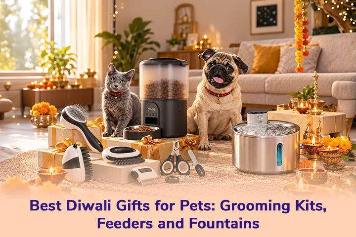 Best Diwali Gifts for Pets: Grooming Kits, Feeders and Fountains