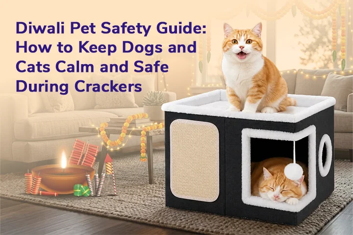 Diwali Pet Safety Guide: How to Keep Dogs and Cats Calm and Safe During Crackers