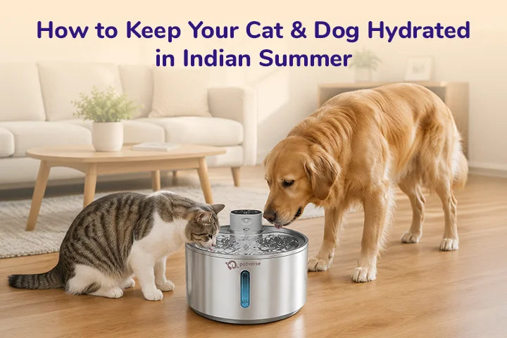 How to Keep Your Cat & Dog Hydrated in Indian Summer