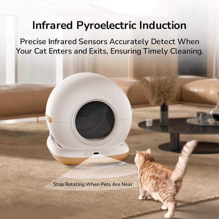 Petverse Infrared Pyroelectric Induction - Cat Litter Box