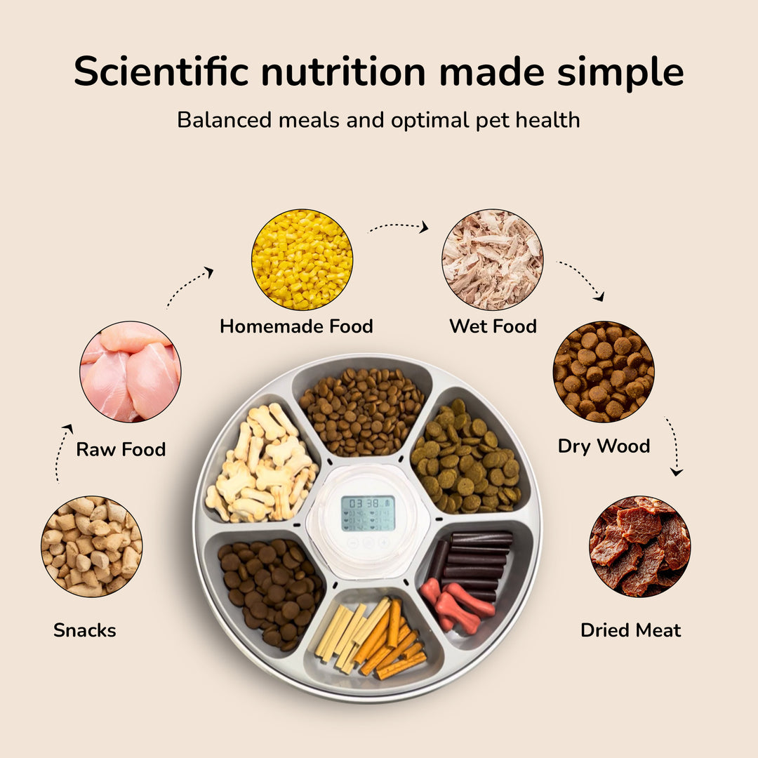 Balanced meals and optimal pet health