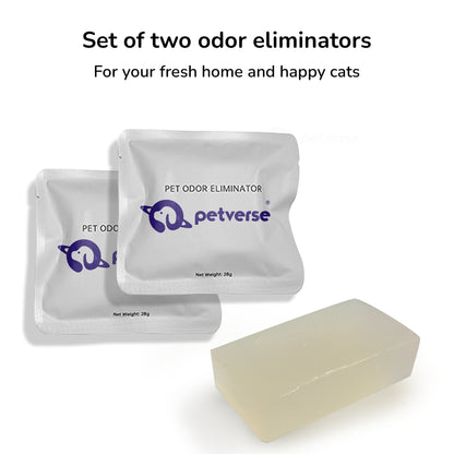 Cat litter with advanced odour control for a cleaner, fresher-smelling home.