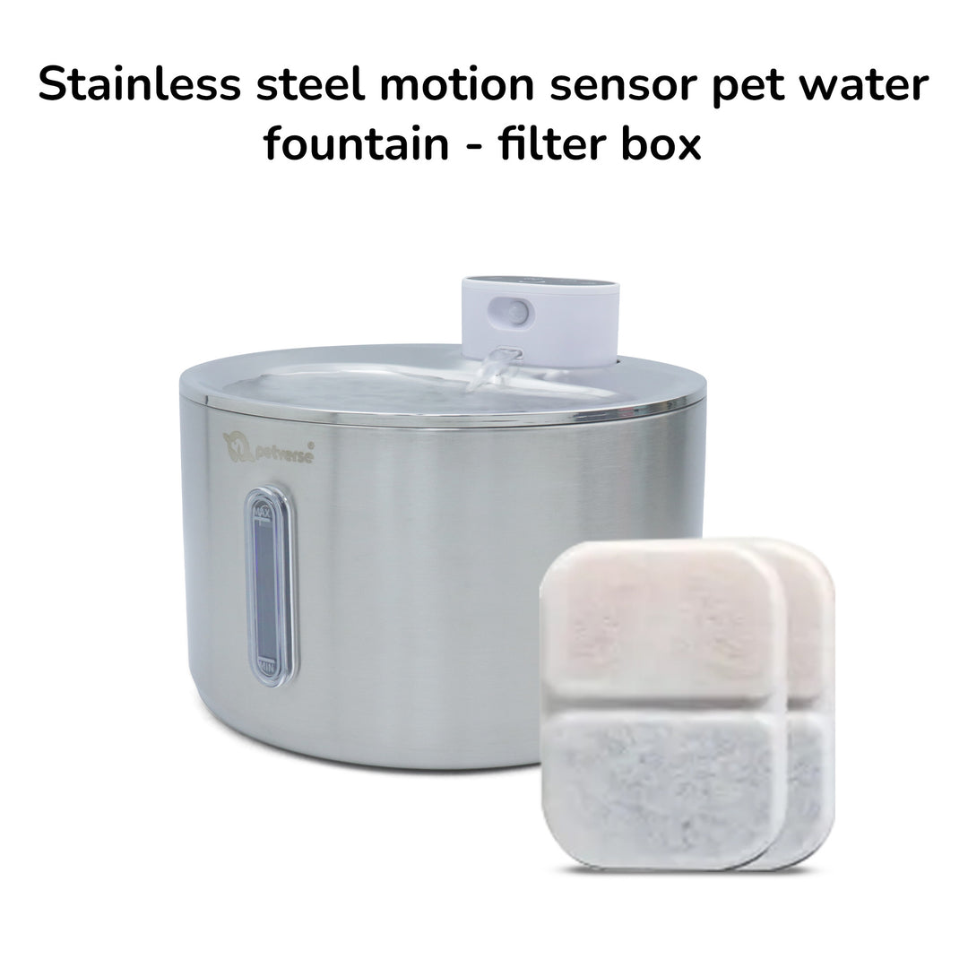 Filters of Stainless Steel Dog Water Fountain.