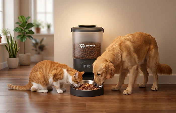 automatic pet feeder for cats & dogs