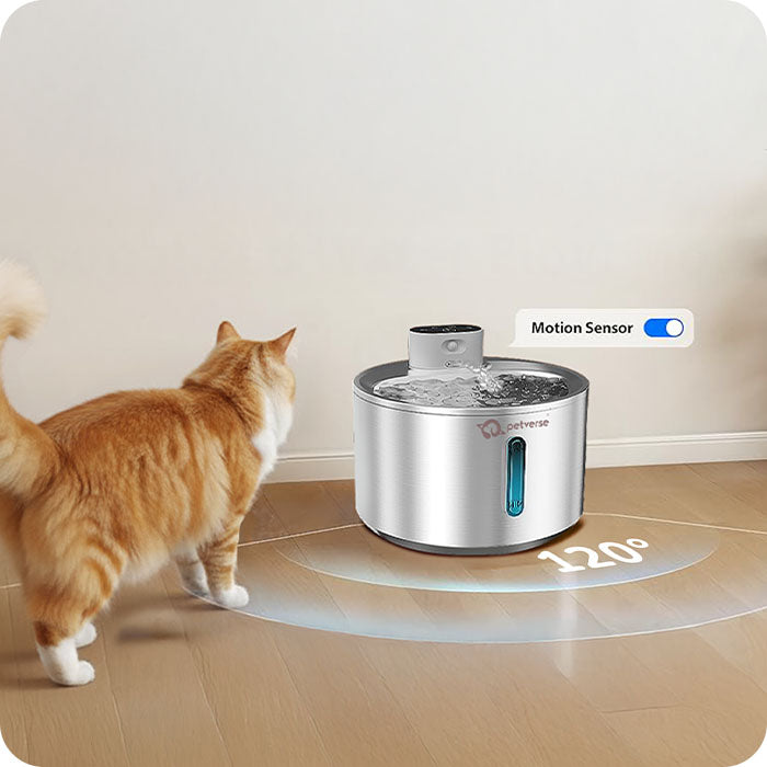 Sensor Mode - Automatically detects your pet’s presence and dispenses water only when needed.