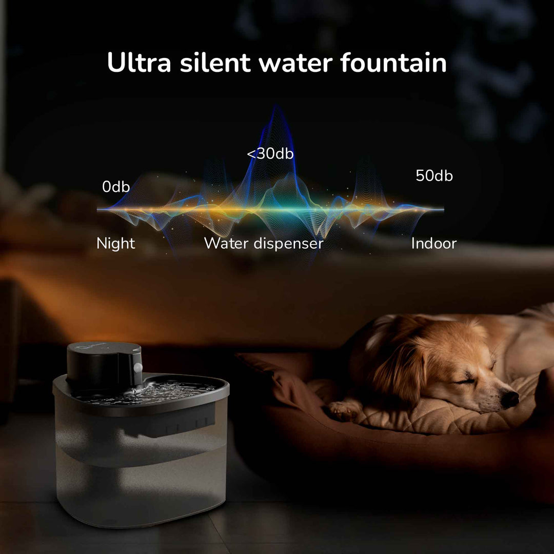 Wireless Cat Water Fountain with ultra silent water fountain