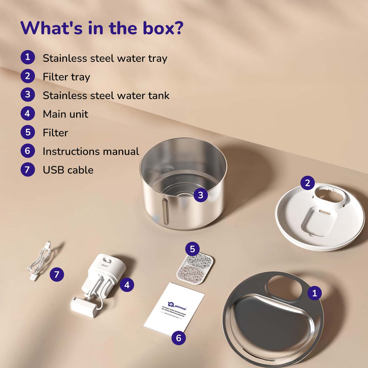 Smart Motion Sensor Dog Water Fountain (4L)