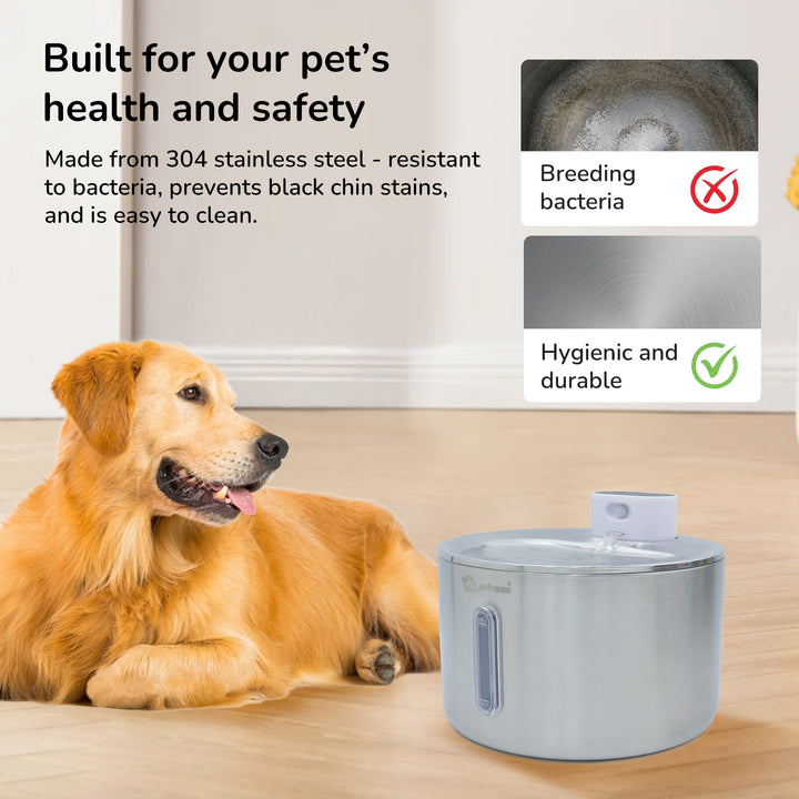 Benefits of stainless steel cat water fountain