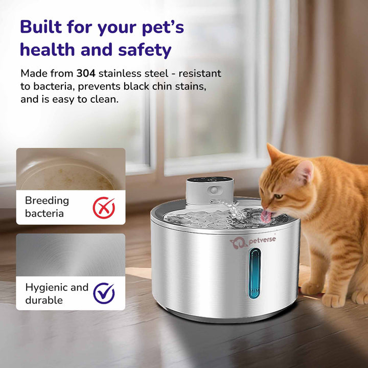 Pet water fountain built for your pet's safety and durability.