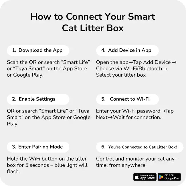 How to Connect Your Smart Cat Litter Box