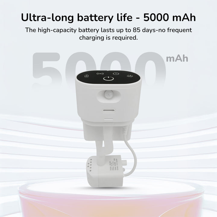 Ultra-long battery of a pet water fountain