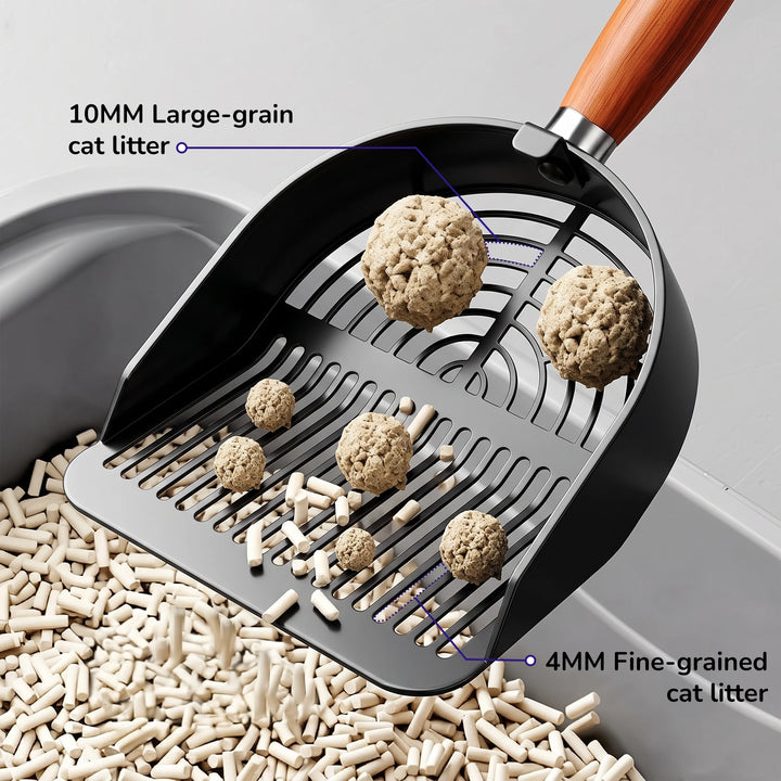 Stainless Steel Cat Litter Scoop – Fine Holes