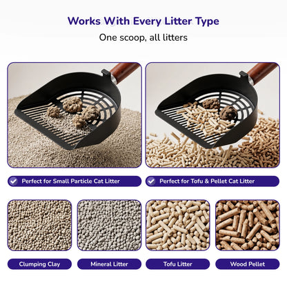 Stainless Steel Cat Litter Scoop – Fine Holes