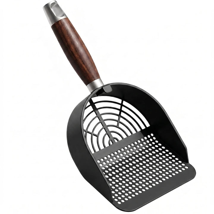 Stainless Steel Cat Litter Scoop – Round Holes