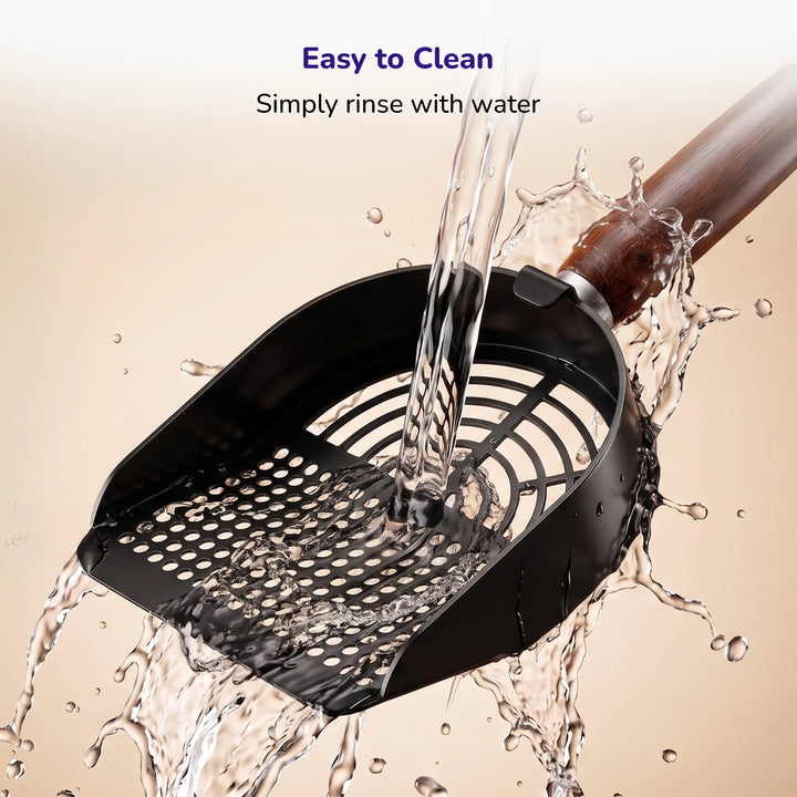 Stainless Steel Cat Litter Scoop – Round Holes