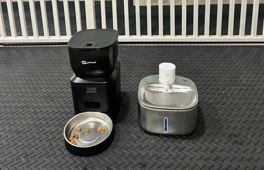 Petverse automatic pet feeder, customer review photo