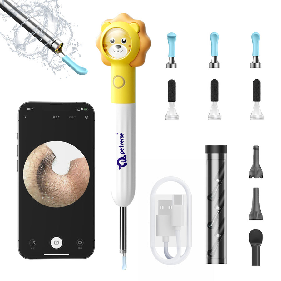 Smart Visual Pet Ear Cleaner with Camera for Cats by Petverse