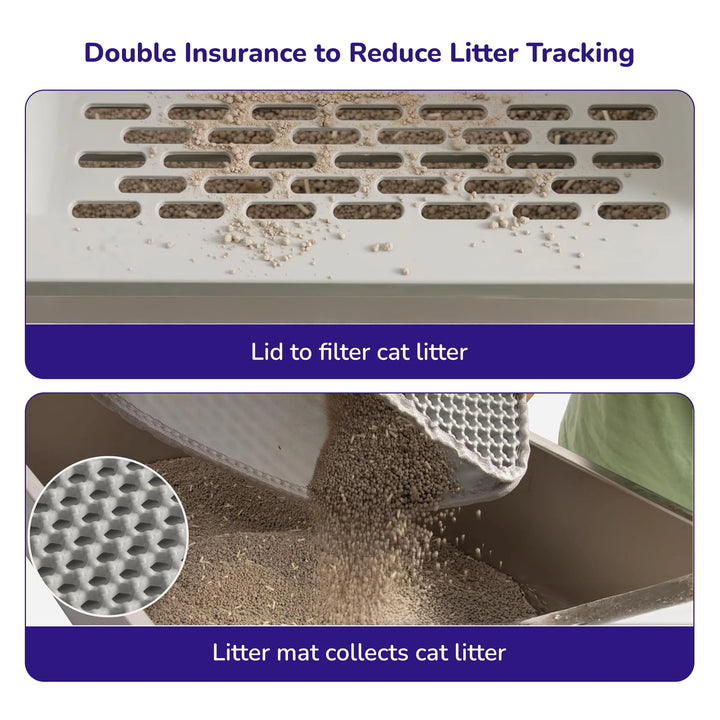 Stainless Steel Cat Litter Box - Size XL – Side Opening