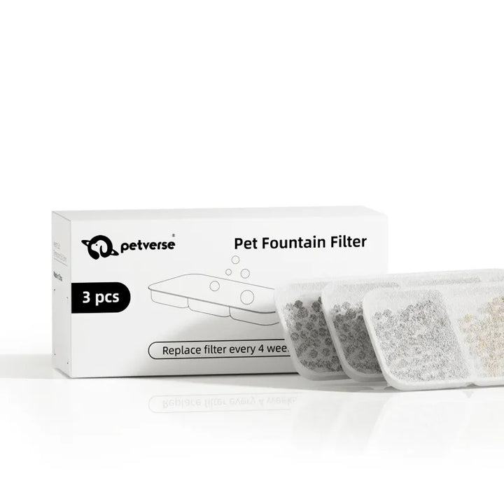 Pet fountain filter pack of 3