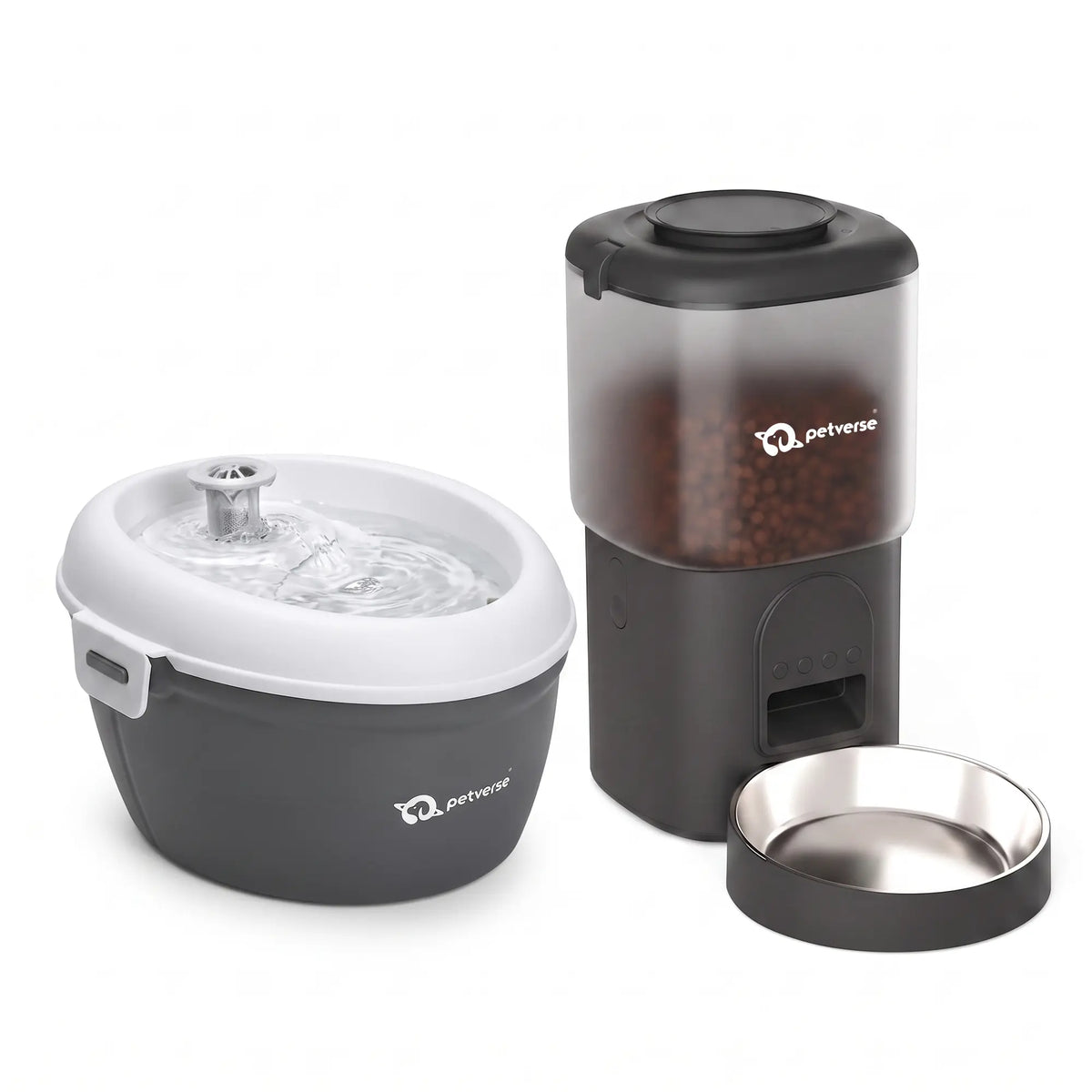 Oral Care Water Fountain & Automatic Pet Feeder